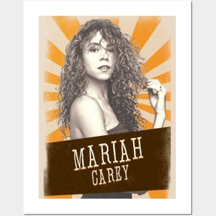 Vintage Aesthetic Mariah Carey 80s Posters and Art